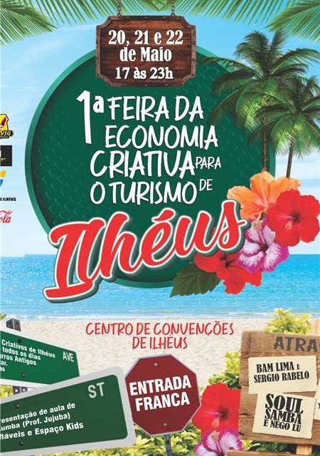 Turismo: começa nesta sexta (20), a Feira da Economia Criativa de Ilhéus