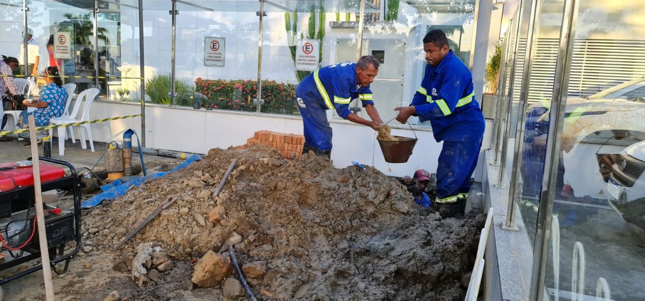 Obras em hospital suspendem fornecimento de água aos bairros da parte baixa da zona sul de Itabuna