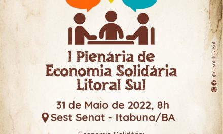 Economia solidária tem plenária nesta terça-feira em Itabuna