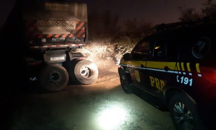 Bahia: PRF frustra tentativa de roubo de pneus e liberta caminhoneiro feito de refém