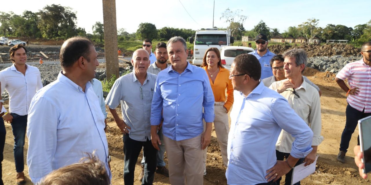 Em visita a Itabuna, governador acompanha avanço das obras da BA-649
