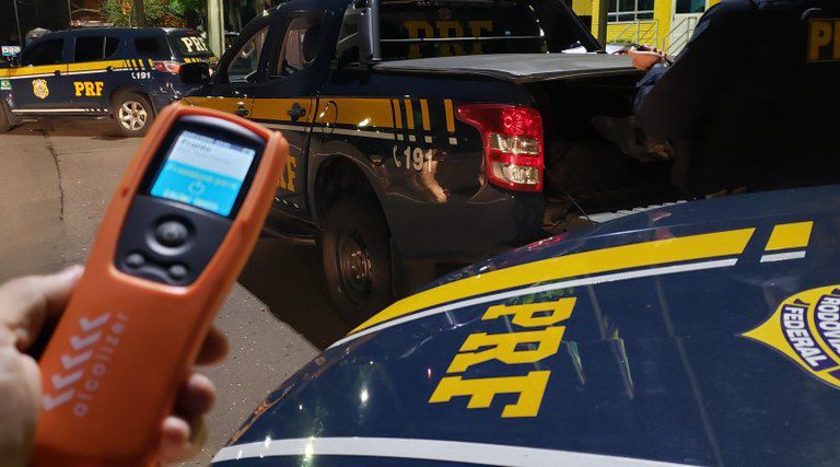 PRF prende motorista embriagado que se envolveu em acidente na Bahia