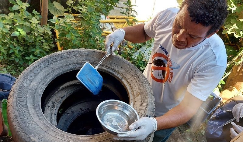 Mutirão de Combate ao Aedes aegypti recebeu adesão dos moradores do Mangabinha