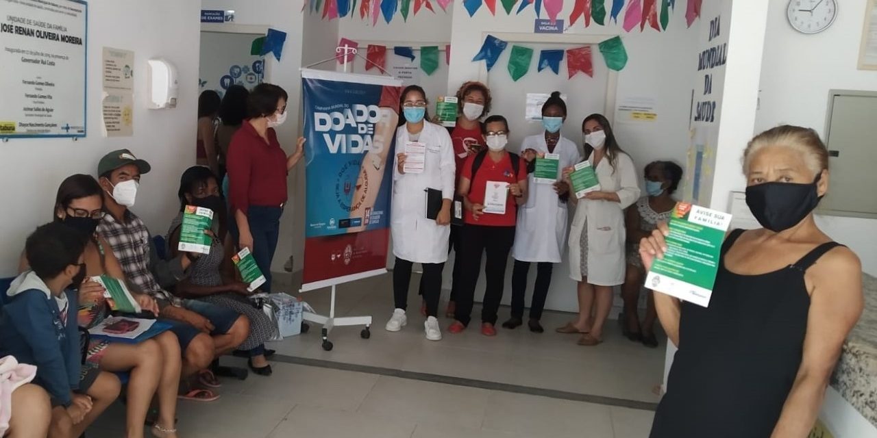 Campanha Doe Vida é lançada em Itabuna para incentivar doação de sangue e órgãos 