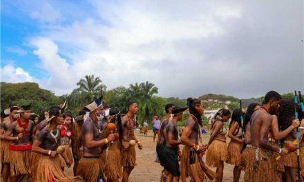 Celebração, memória e identidade marcam abertura dos Jogos Indígenas Estudantis Tupinambá