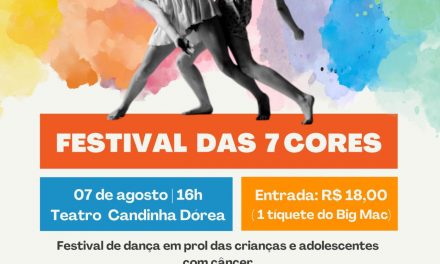 Festival das 7 cores do Gacc acontece no próximo domingo no Teatro Candinha Dórea