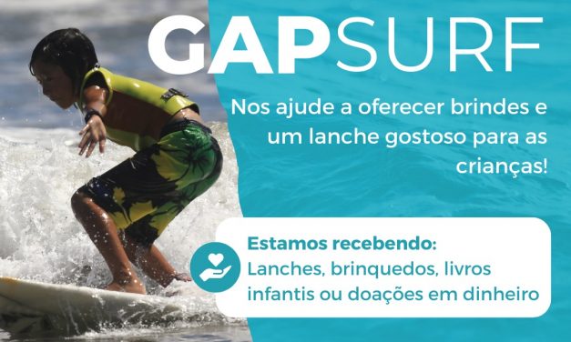GAP lança escola Surf para crianças neste sábado (13), em Ilhéus