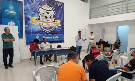 Secretaria de Esportes e Lazer sorteia grupos do Campeonato Interbairros de Futebol de Itabuna