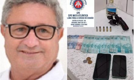Vice-prefeito de Alcobaça é preso por posse ilegal de arma; político foi liberado após pagar fiança de R$ 20 mil