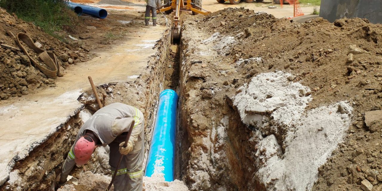 Obras de ampliação do abastecimento de água em Itabuna segue em ritmo acelerado