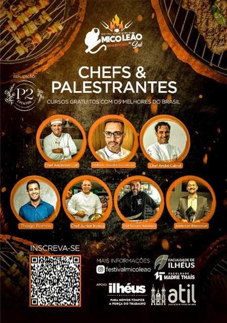 Mico Leão do Sul: Ilhéus recebe edição “Boi na Brasa” e reúne chefs renomados; confira programação