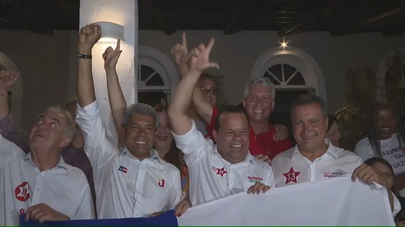 Após vitória na Bahia, Jerônimo comemora dobradinha com Lula e diz que pretende iniciar transição nesta semana