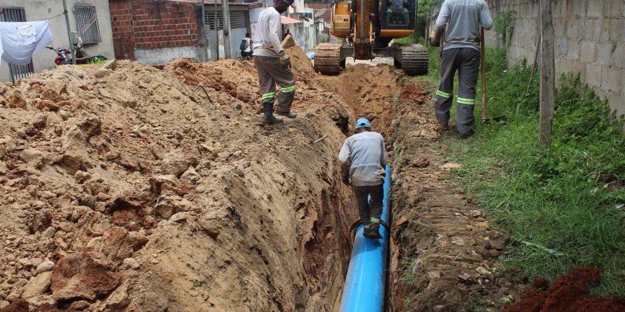 Obras do Projeto da Emasa e Prefeitura “Mais Água para Cidade” avançam em Itabuna