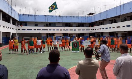 Copa do Mundo inspira disputa de torneio de futebol no Conjunto Penal de Itabuna