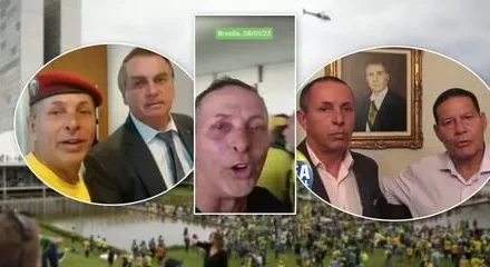 Terrorista que participou do ataque a Brasília manteve encontros com Bolsonaro e Mourão