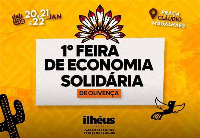 I Feira da Economia Solidária de Olivença começa nesta sexta-feira; confira programação