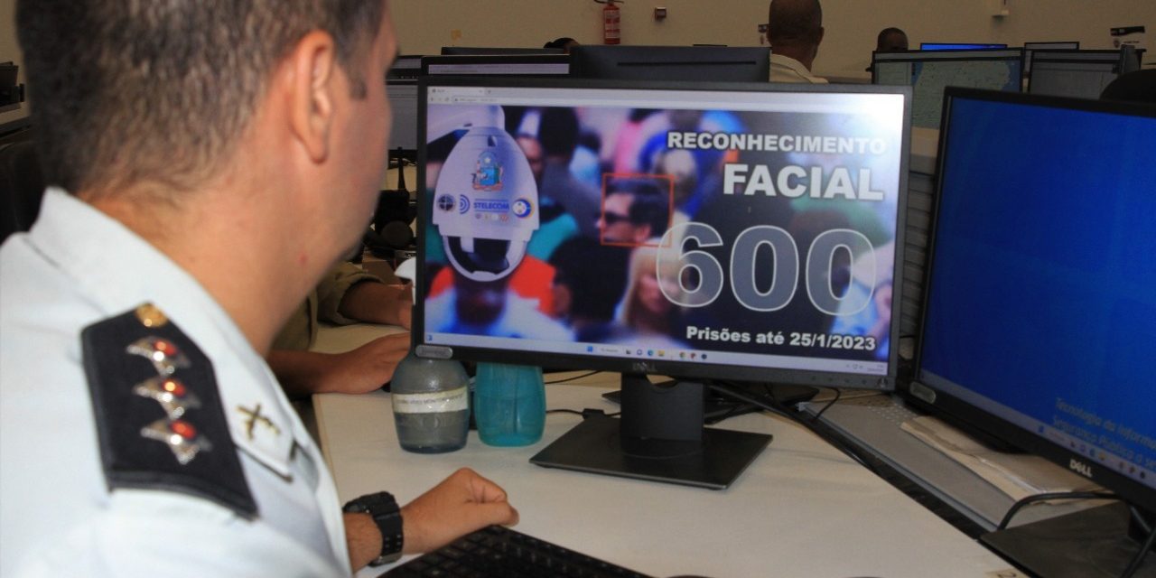 Reconhecimento Facial chega a marca de 600 foragidos localizados e presos
