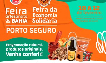 Feira da Economia Solidária valoriza produção local em Porto Seguro