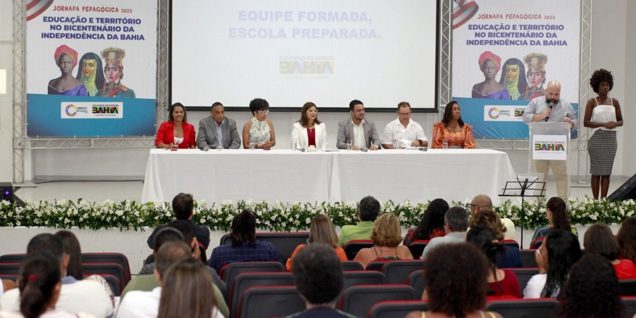 Abertura da Jornada pedagógica reúne 52 mil trabalhadores da Educação em encontro com transmissão ao vivo para toda a Bahia