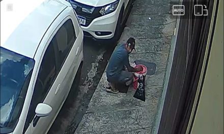 Câmeras de segurança flagram furto de hidrômetro no Bairro Pontalzinho