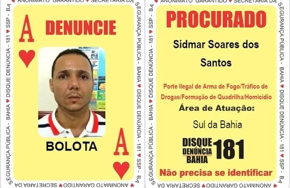 Polícia do RJ procura criminosos do ‘Baralho do Crime’ na Bahia; itabunenses estão entre os procurados