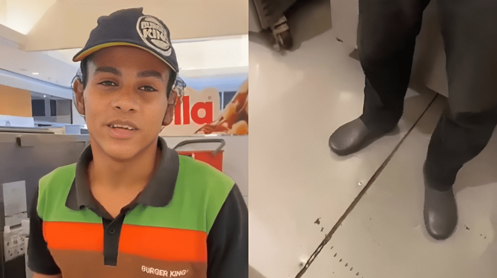 Funcionário do Burger King urina na roupa ao ser proibido de deixar posto de trabalho