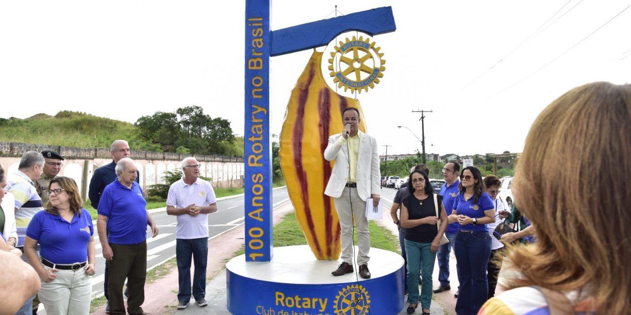 Itabuna: Rotary Club inaugura Marco Rotário do Centenário na Avenida Manoel Chaves