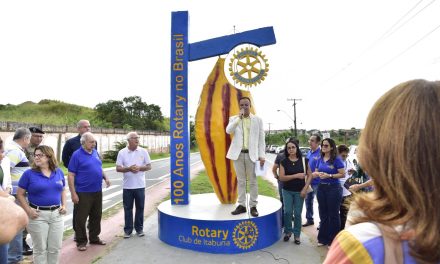 Itabuna: Rotary Club inaugura Marco Rotário do Centenário na Avenida Manoel Chaves