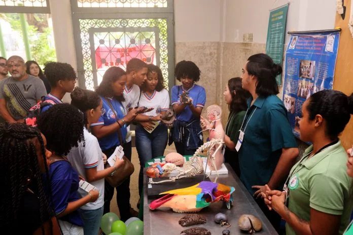 Estudantes da rede estadual vivem experiência de imersão no ambiente universitário em Feira de Profissões