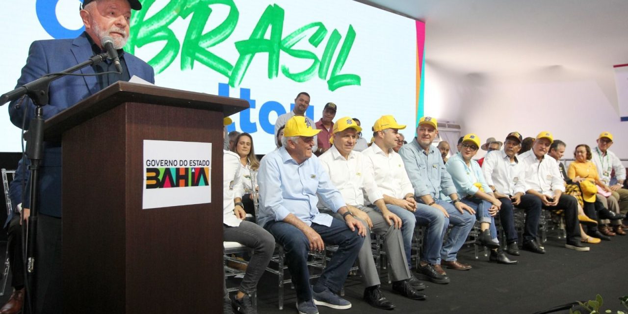 Jerônimo e Lula participam da abertura da Bahia Farm Show, que espera movimentar R$ 8 bilhões em negócios