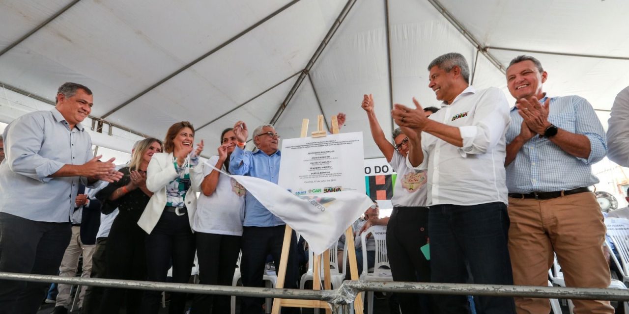Jerônimo lança Programa Centrais de Águas da Bahia e inaugura primeira unidade em Caetité