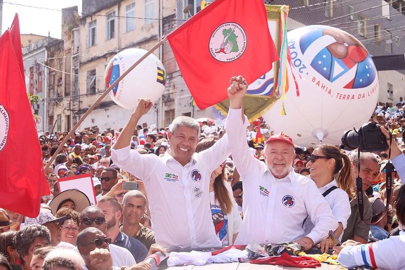 Lula e Jerônimo participaram do desfile do Bicentenário da Independência do Brasil na Bahia