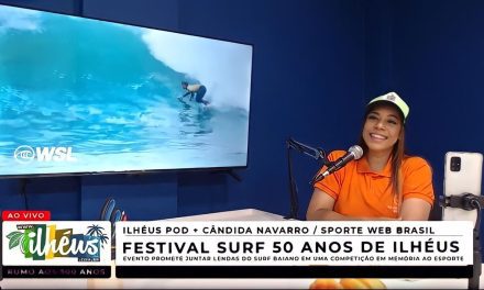CÂNDIDA NAVARRO COMEMORA REPERCUSSÃO DO FESTIVAL ILHÉUS, 50 ANOS DE SURF