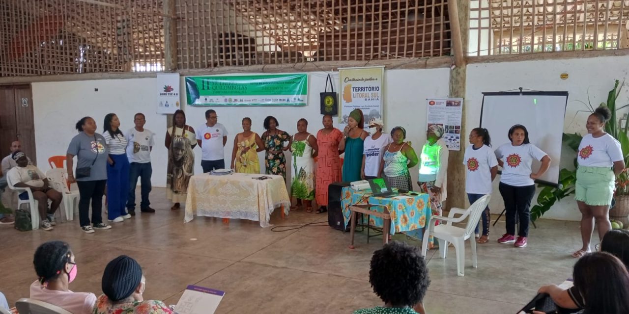 Itacaré realiza II Fórum de Mulheres Quilombolas do Território Litoral Sul