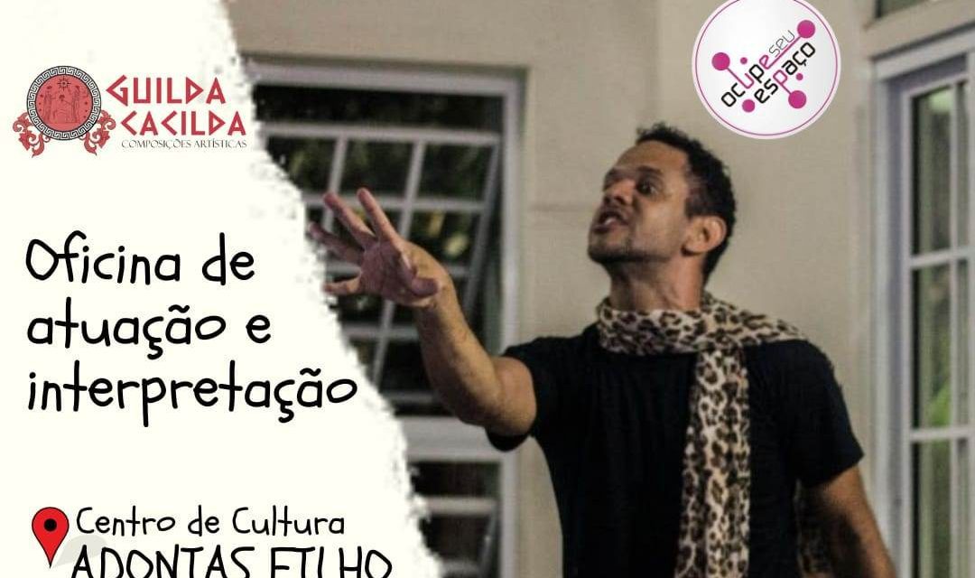 Grupo Guilda Cacilda promove oficina de atuação e interpretação em Itabuna