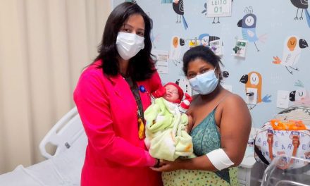 Nasce bebê de gestante atendida no 1º Mutirão voltado para Mulheres e Crianças das Comunidades Tupinambá