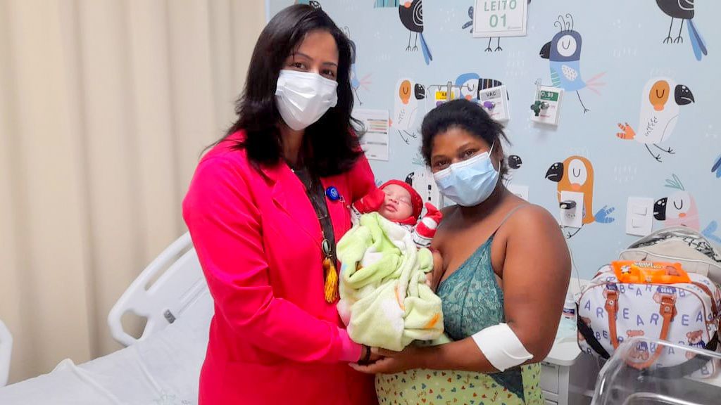 Nasce bebê de gestante atendida no 1º Mutirão voltado para Mulheres e Crianças das Comunidades Tupinambá