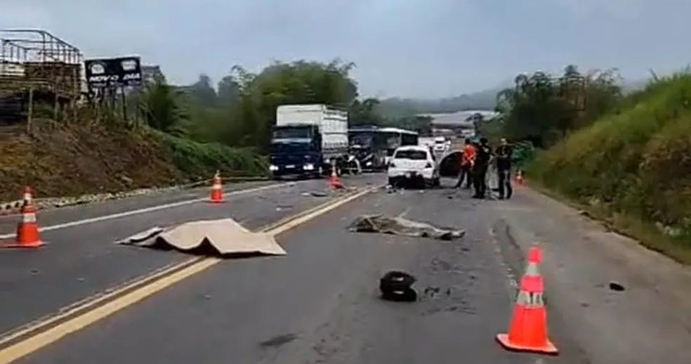 Acidentes deixam cinco mortos em trecho da BR-101 em Itabuna; crianças estão entre as vítimas