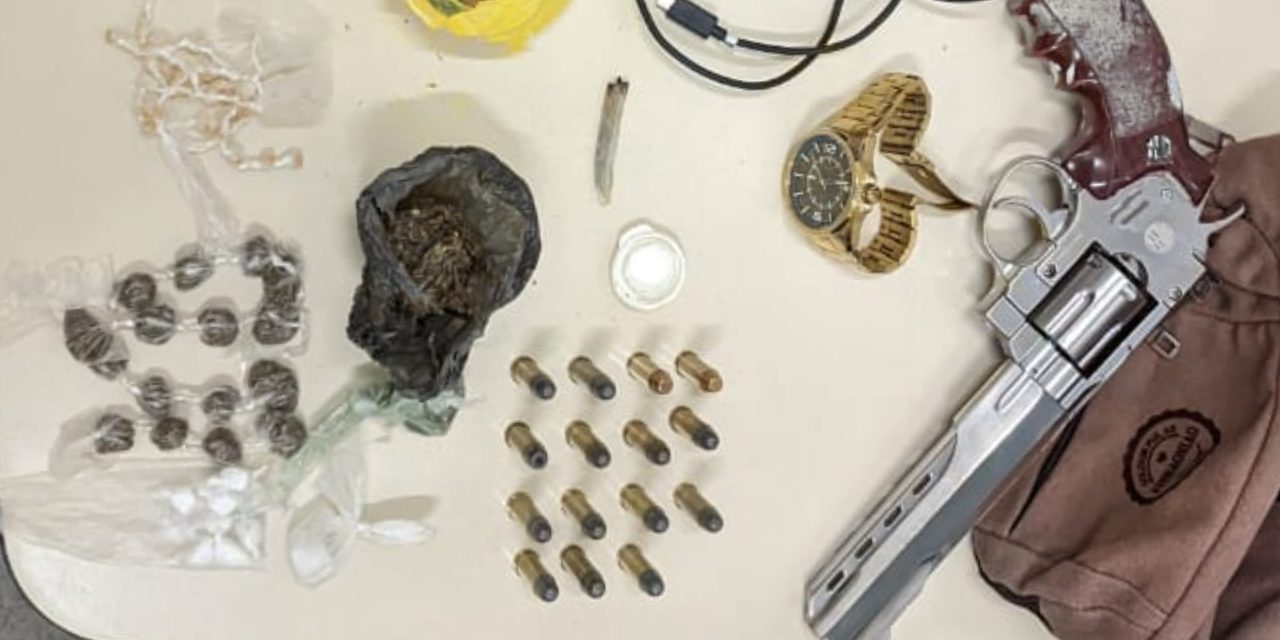 Drogas e arma são apreendidas durante operação Garra de Arquimedes em Itapitanga