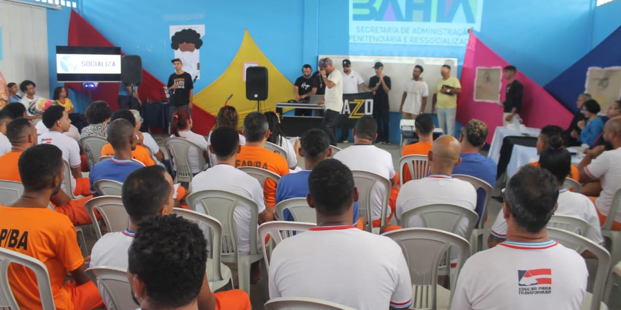 Consciência Negra: celebração no Conjunto Penal de Itabuna teve RAP, palestras e culinária cultural