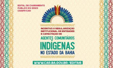 Governo da Bahia abre edital para apoiar a regularização institucional de organizações indígenas em todo o estado