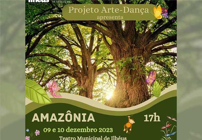 Espetáculo de dança infantil ‘Amazônia’ marca encerramento do ano letivo da Rede Municipal de Ilhéus