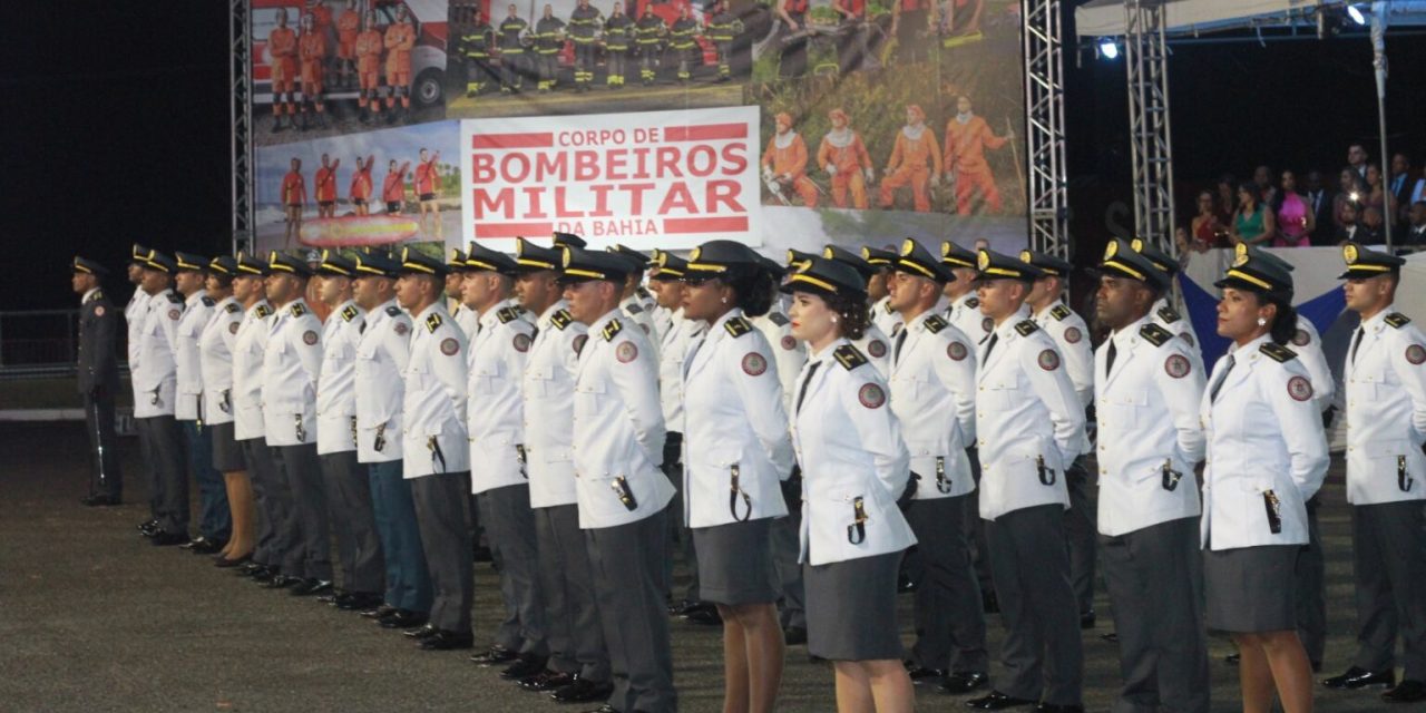 Corpo de Bombeiros Militar da Bahia recebe 35 novos aspirantes
