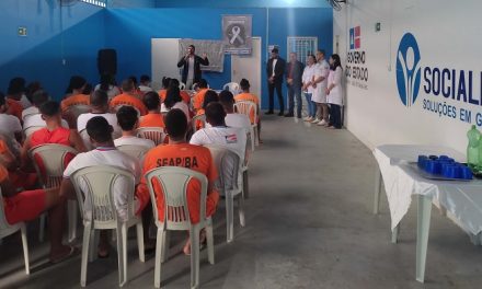 Janeiro Branco: Conjunto Penal de Itabuna promove palestras sobre saúde mental para reeducandos e colaboradores 