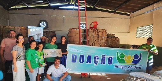 Amigos do Bem faz doação para reconstrução da Central de Triagem de Itabuna