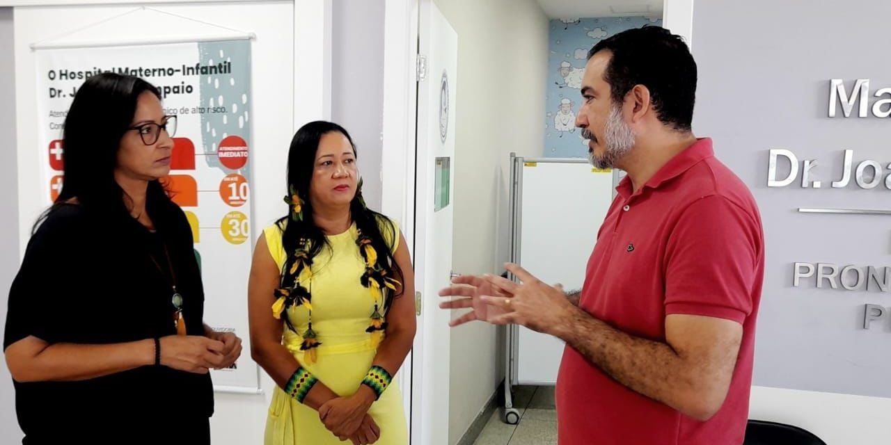 “Um exemplo para o Brasil”, diz superintendente de Políticas para os Povos Indígenas durante visita ao Hospital Materno-Infantil