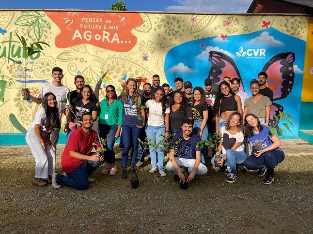 Estudantes da Uesc visitam Centro de Educação Ambiental da CVR Costa do Cacau