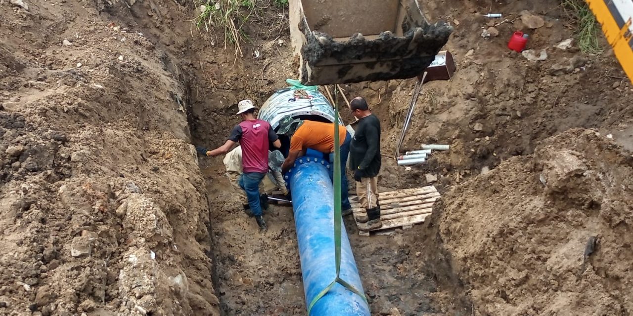 Emasa conclui travessia de rede adutora do Projeto Mais Água para a Cidade sob trecho da rodovia BR -101